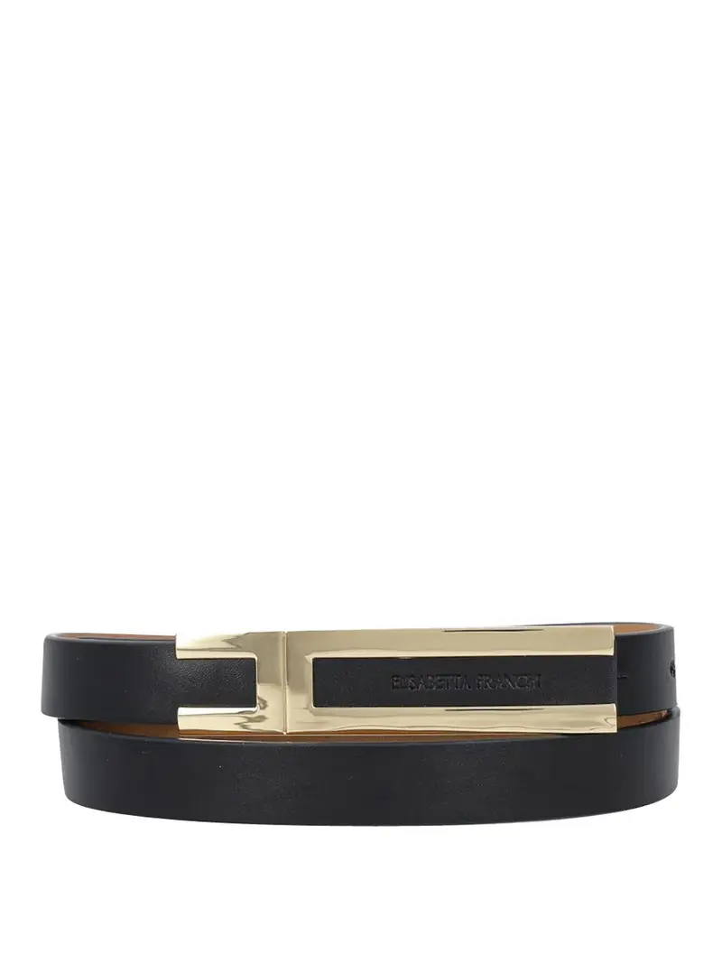 cintura elisabetta franchi da donna - nero