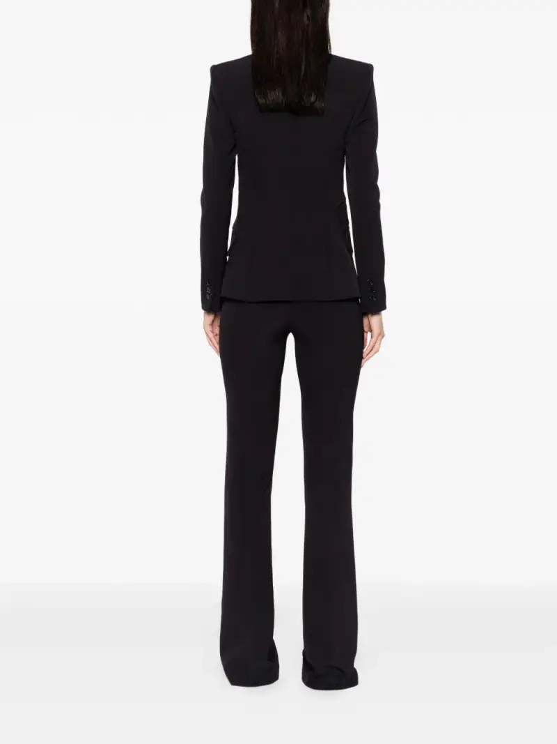 Completo Monopetto con Scollo a Scialle Nero miniatura 2