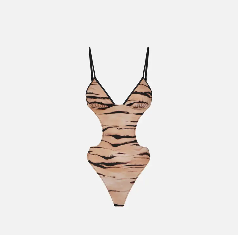 Costume con stampa tigre