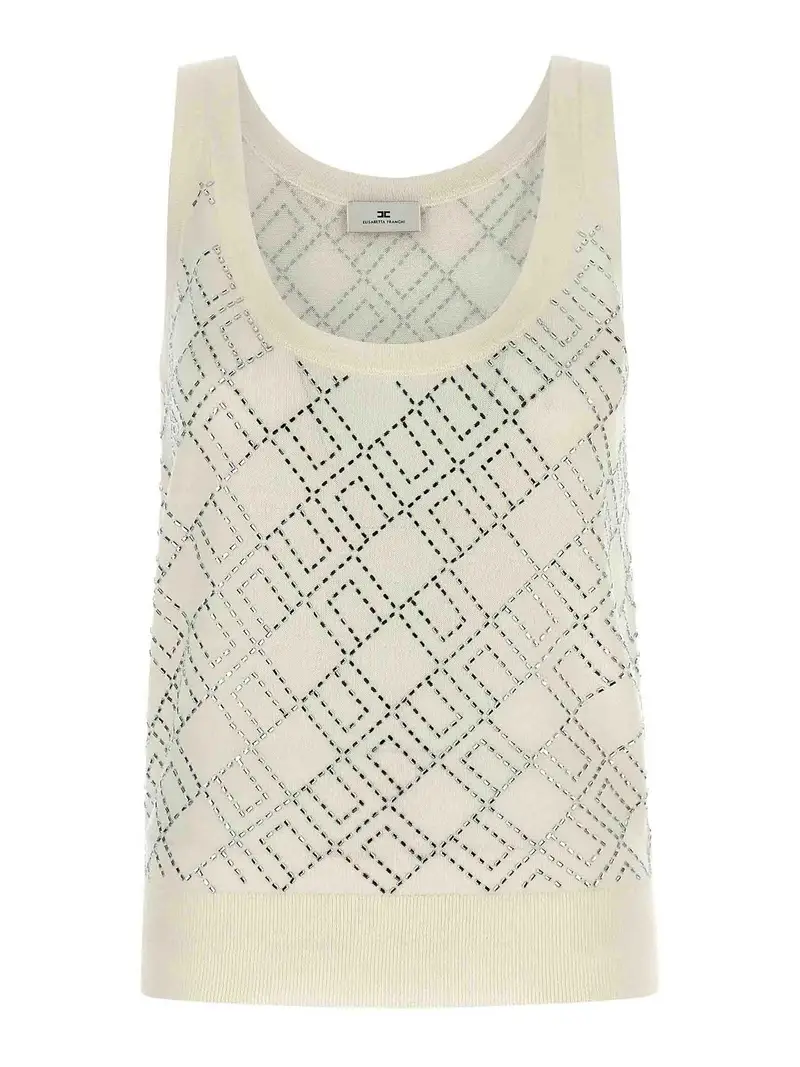 ELISABETTA FRANCHI Top Bianco 3269326