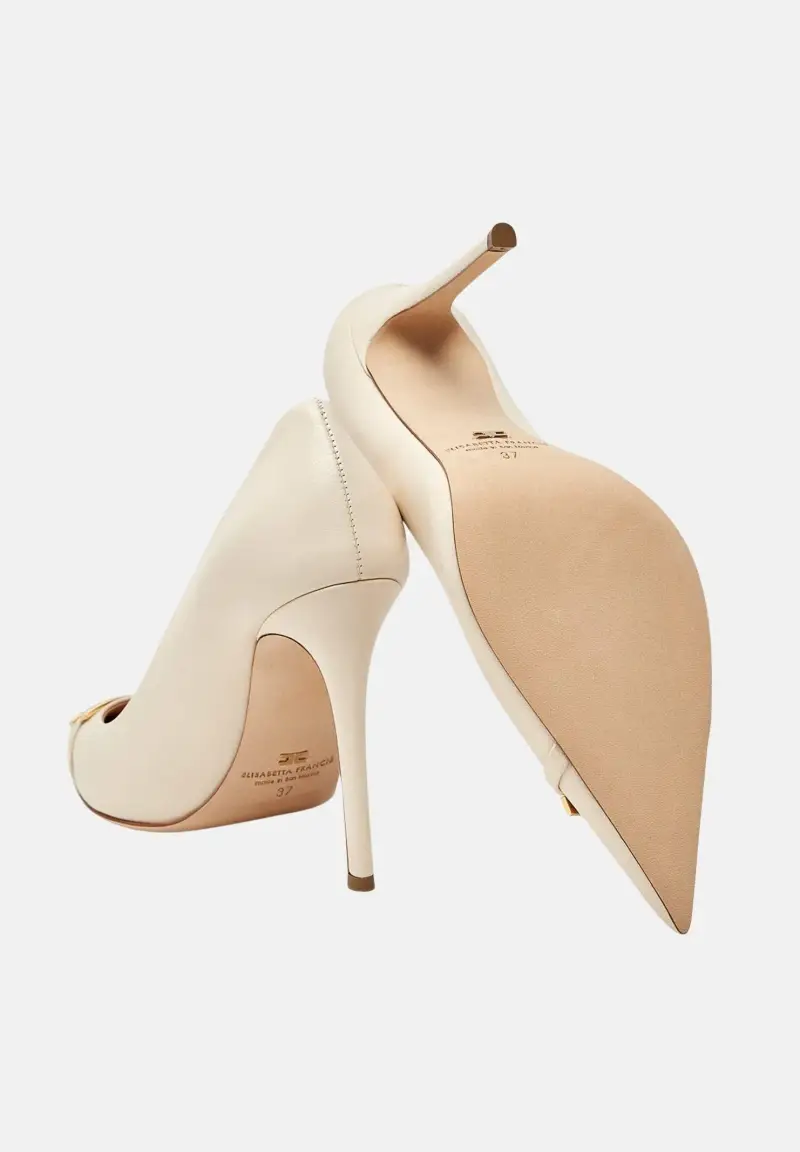 Decollete burro da donna con dettaglio logo miniatura 2