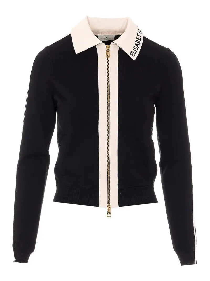 Felpa con cappuccio beige Nero