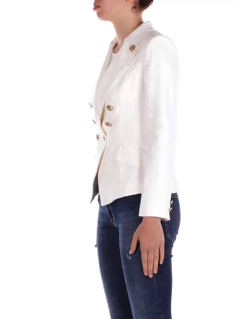 Giacca Donna ELISABETTA FRANCHI Avorio miniatura 2