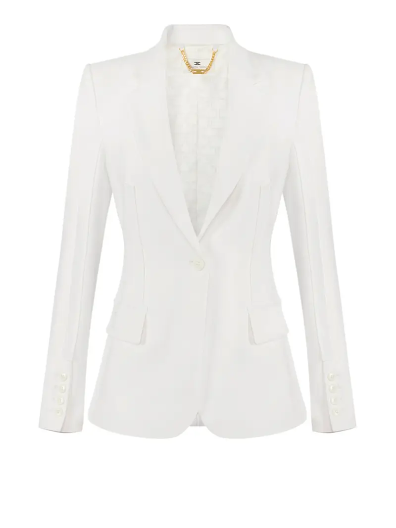 giacca elisabetta franchi da donna - avorio