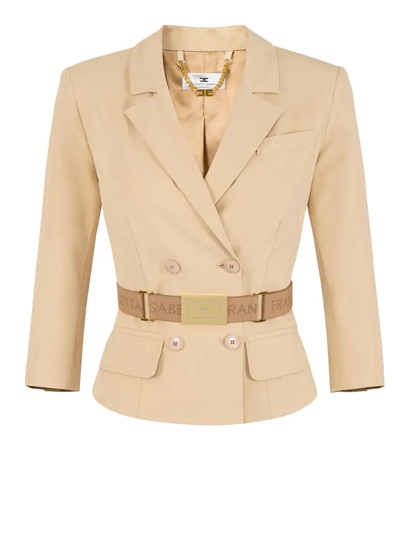 giacca elisabetta franchi da donna - cammello Beige