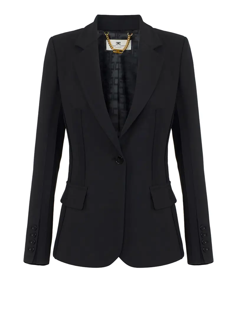 giacca elisabetta franchi da donna - nero