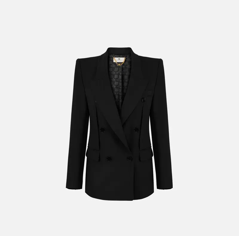 Giacca in crêpe leggero