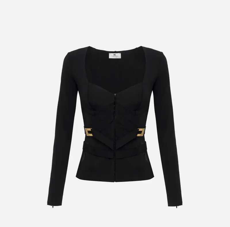 Giacca in tessuto bielastico