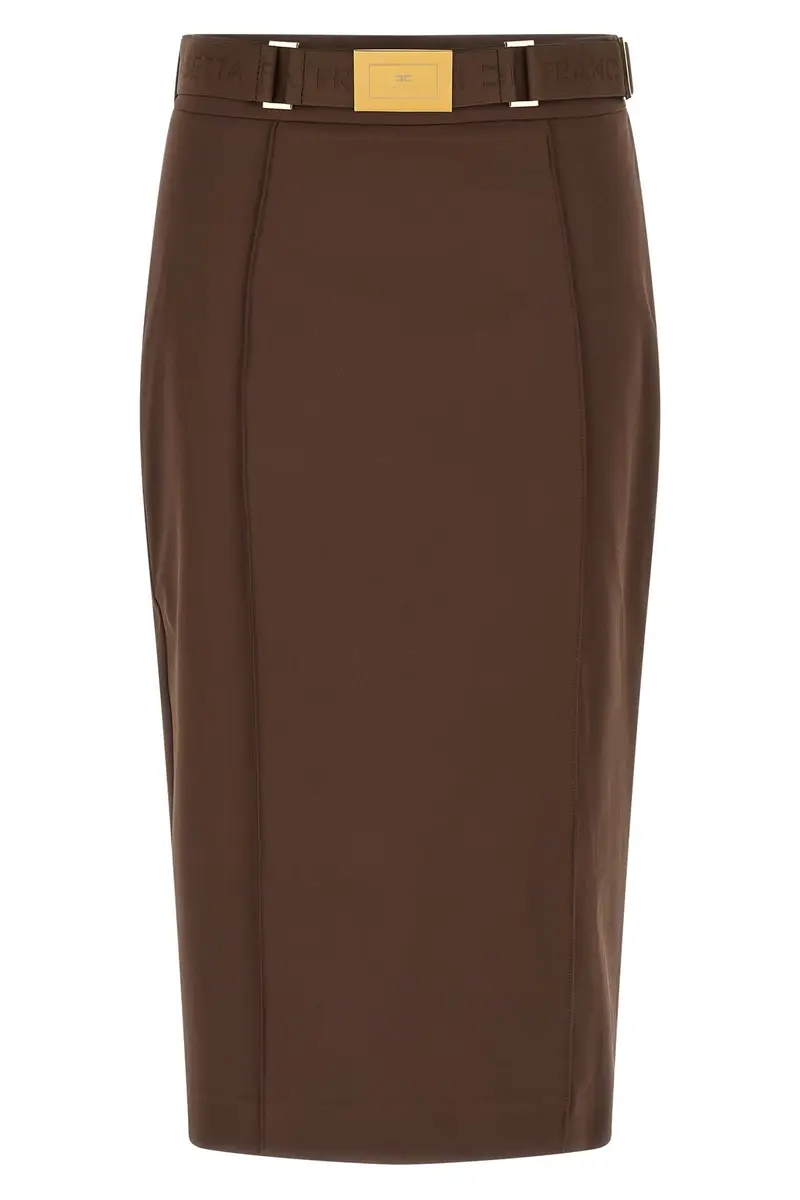 Gonna Cintura Marrone