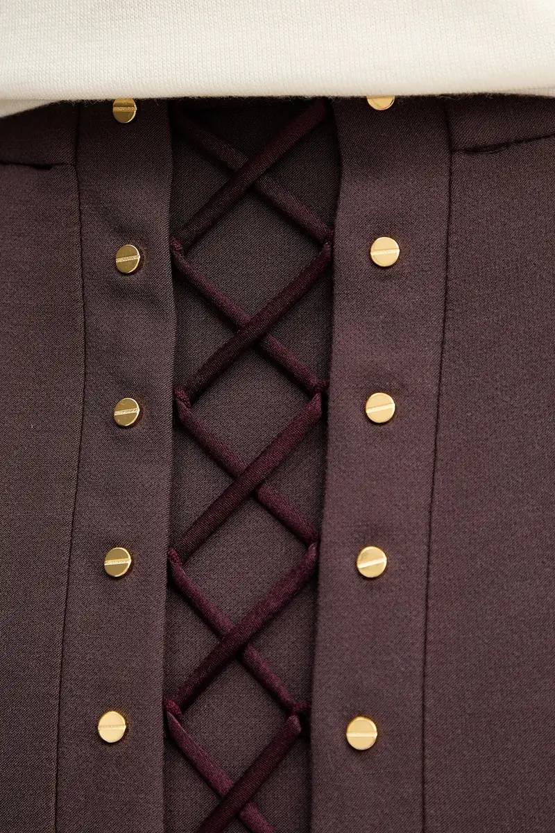 gonna colore granata GO14757E2 miniatura 4