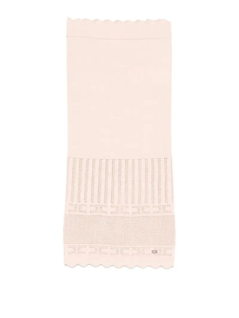 Gonna Con Orlo A Smerlo Color Carne E Neutri