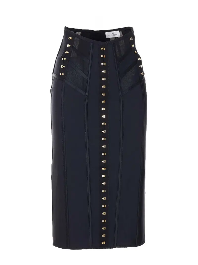 Gonna longuette Nero