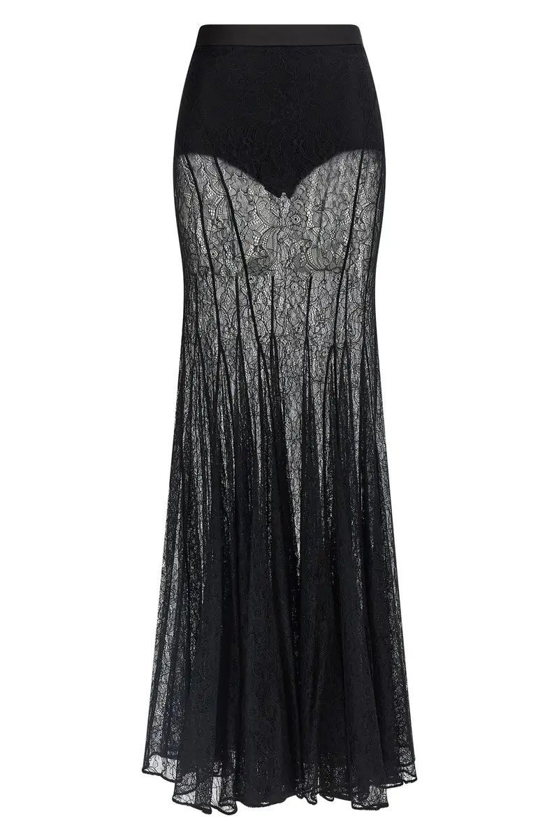 Gonna Lunga Pizzo Nero