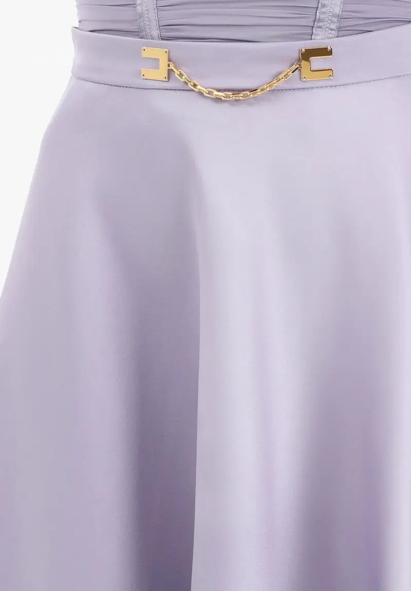 Gonna midi lilla da donna miniatura 3