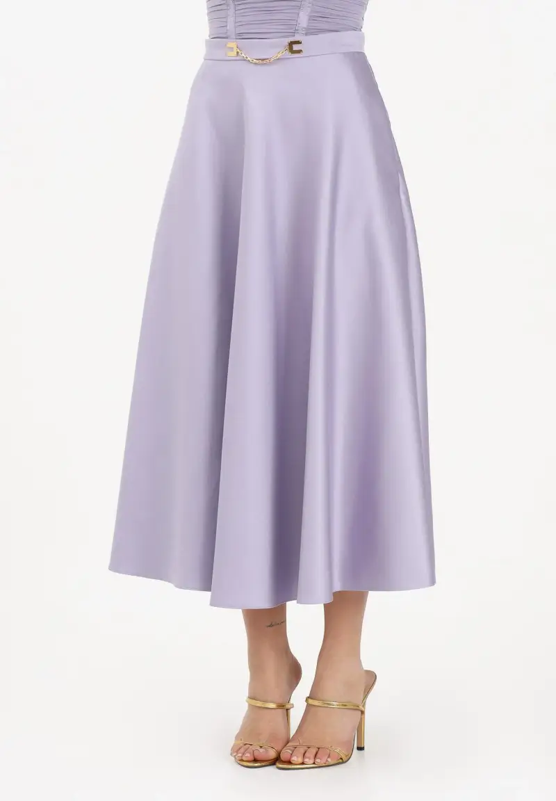 Gonna midi lilla da donna