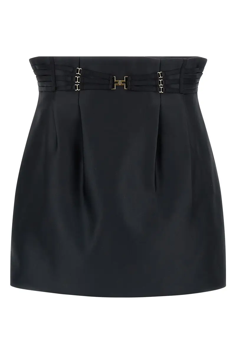 Gonna Mini Cinturini Nero