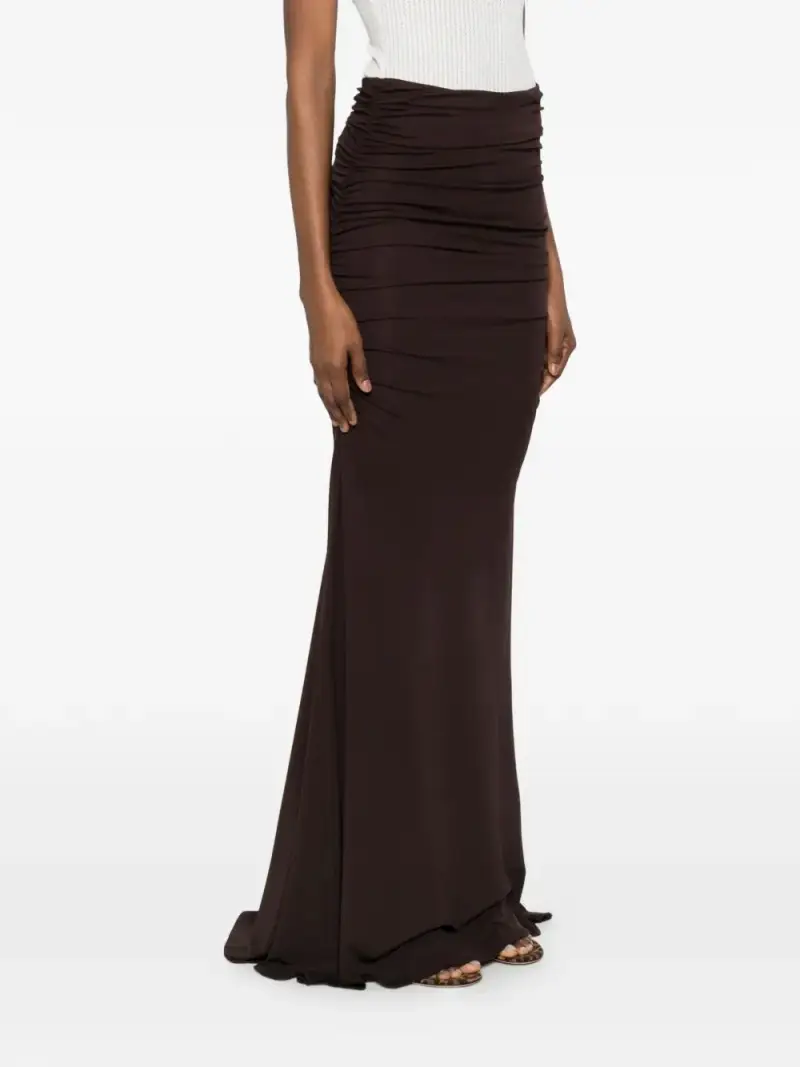 Gonne Donna MARRONE miniatura 2