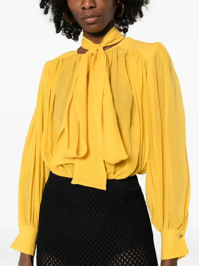 h4>Elisabetta Franchi - Camicia sun GIALLO miniatura 3