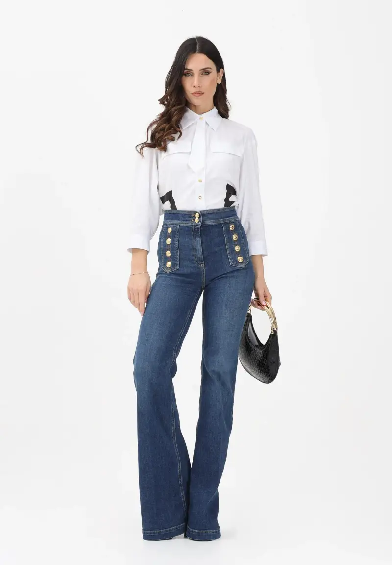 ELISABETTA FRANCHI Jeans Donna Denim 4144642 miniatura 2