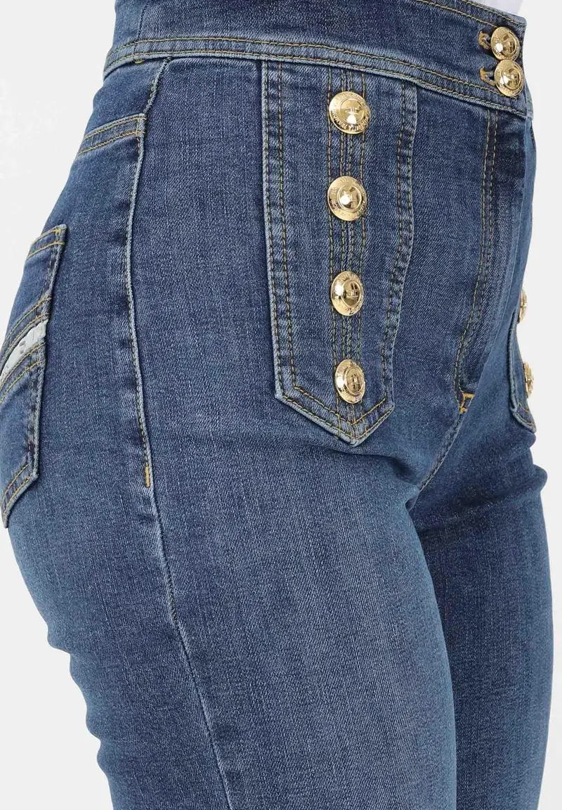 ELISABETTA FRANCHI Jeans Donna Denim 4144642 miniatura 3