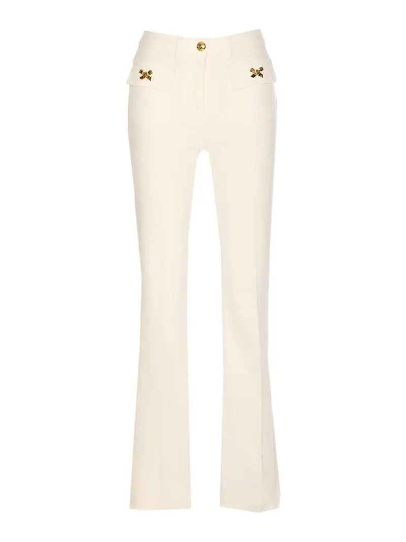 ELISABETTA FRANCHI Jeans Bianco 4353434