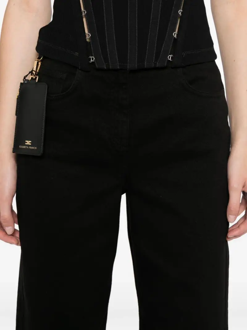 ELISABETTA FRANCHI Jeans Nero 3872117 miniatura 2