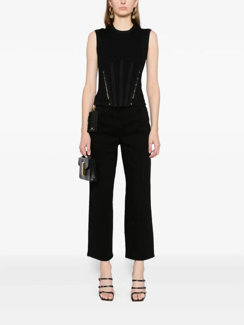 ELISABETTA FRANCHI Jeans Nero 3872117 miniatura 3