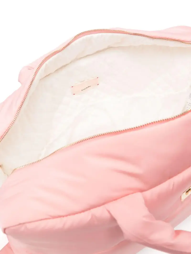 Borsa Fasciatoio Rosa con Chiusura Zip miniatura 3
