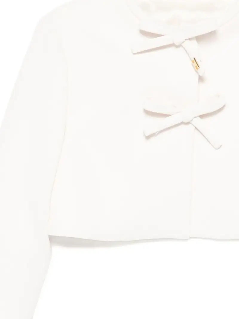 Giacca latte crop con fiocco Milk miniatura 3