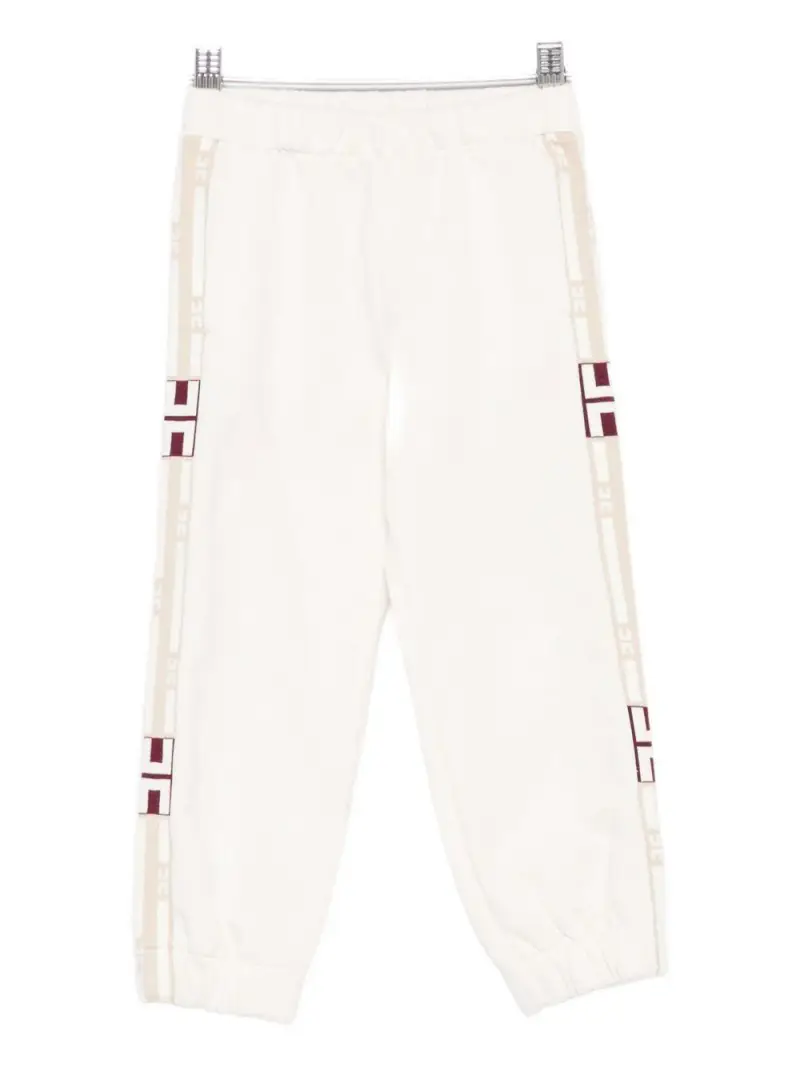Pantaloni sportivi latte con logo Milk