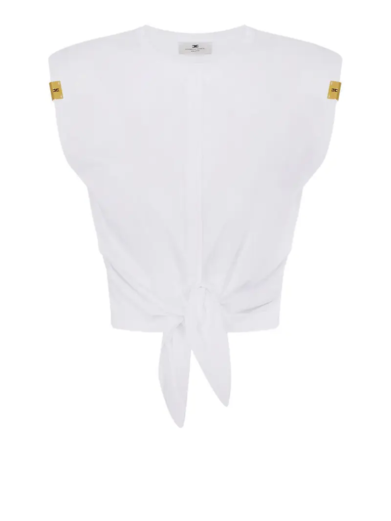maglia elisabetta franchi da donna - gesso Avorio