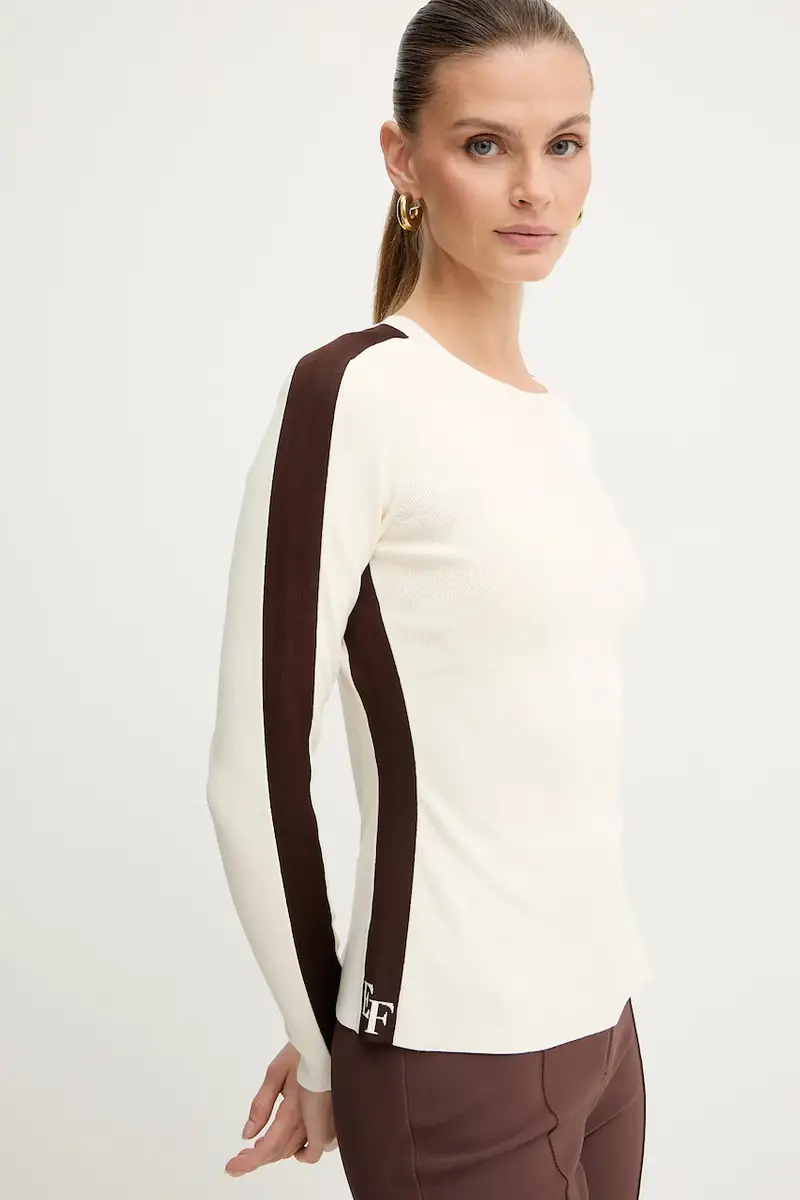 maglione donna colore beige MK03S56E2 miniatura 4