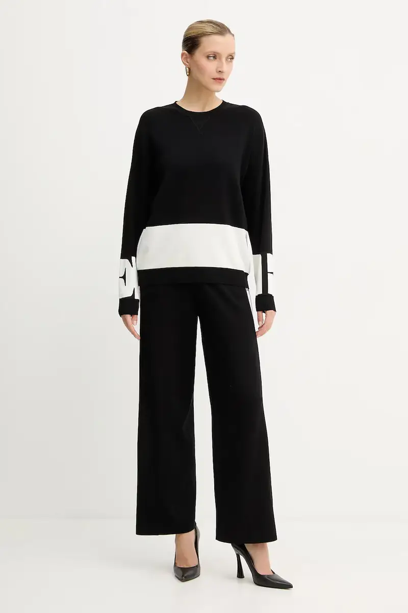 maglione donna colore nero MK01S56E2 miniatura 2