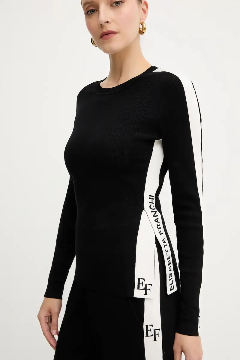 maglione donna colore nero MK03S56E2 miniatura 4