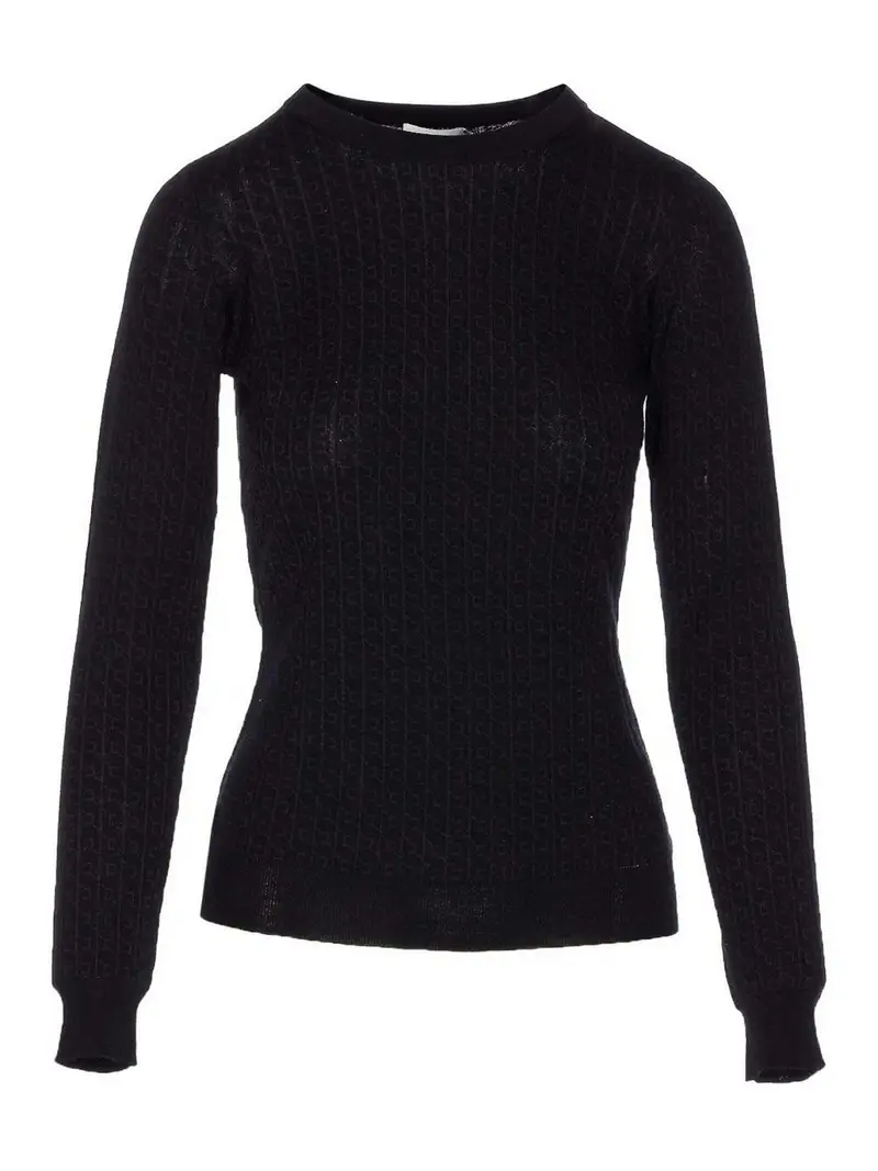 Maglione in miscela di lana Nero