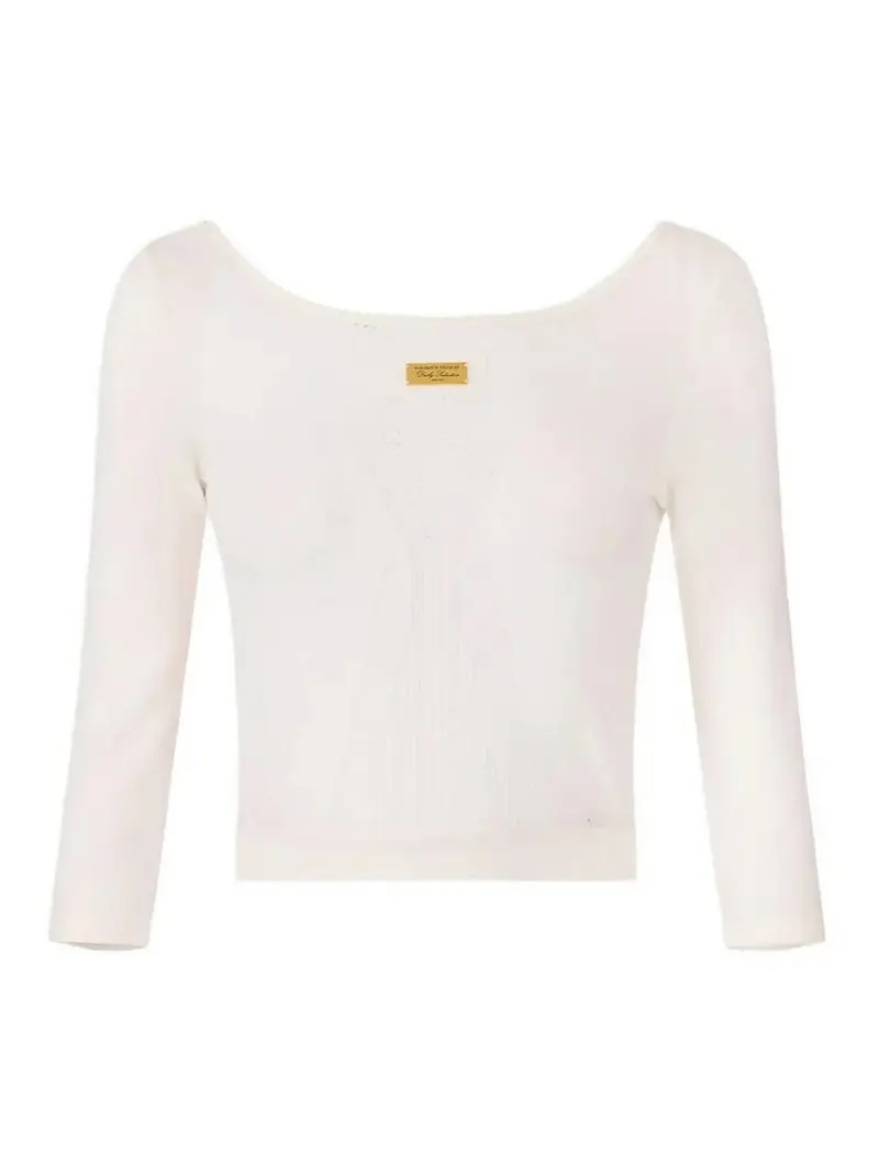 Maglione in tricot Crema