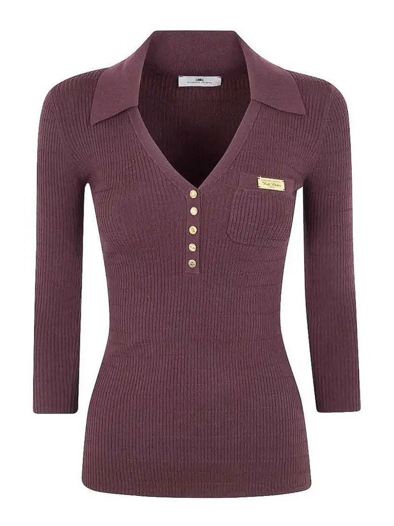 Maglione in tricot Marrone