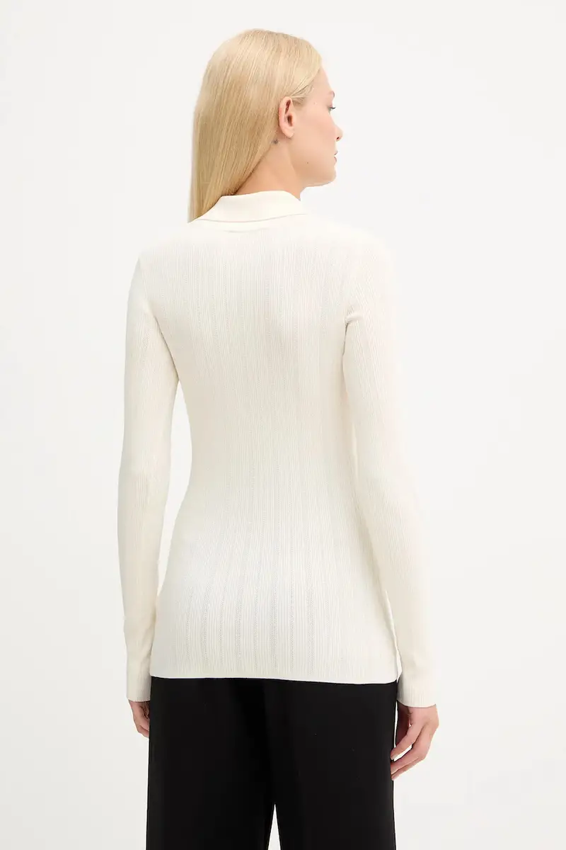 maglione misto seta colore beige MK09B56E2 miniatura 3