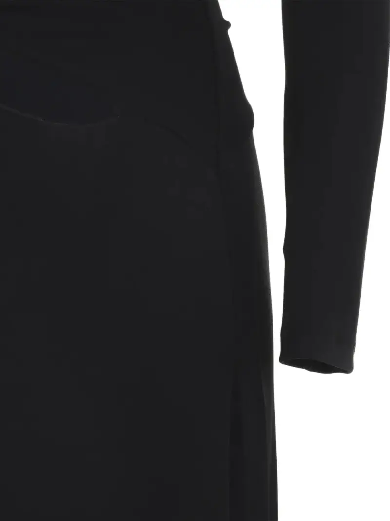 Maxi dress monospalla NERO miniatura 3