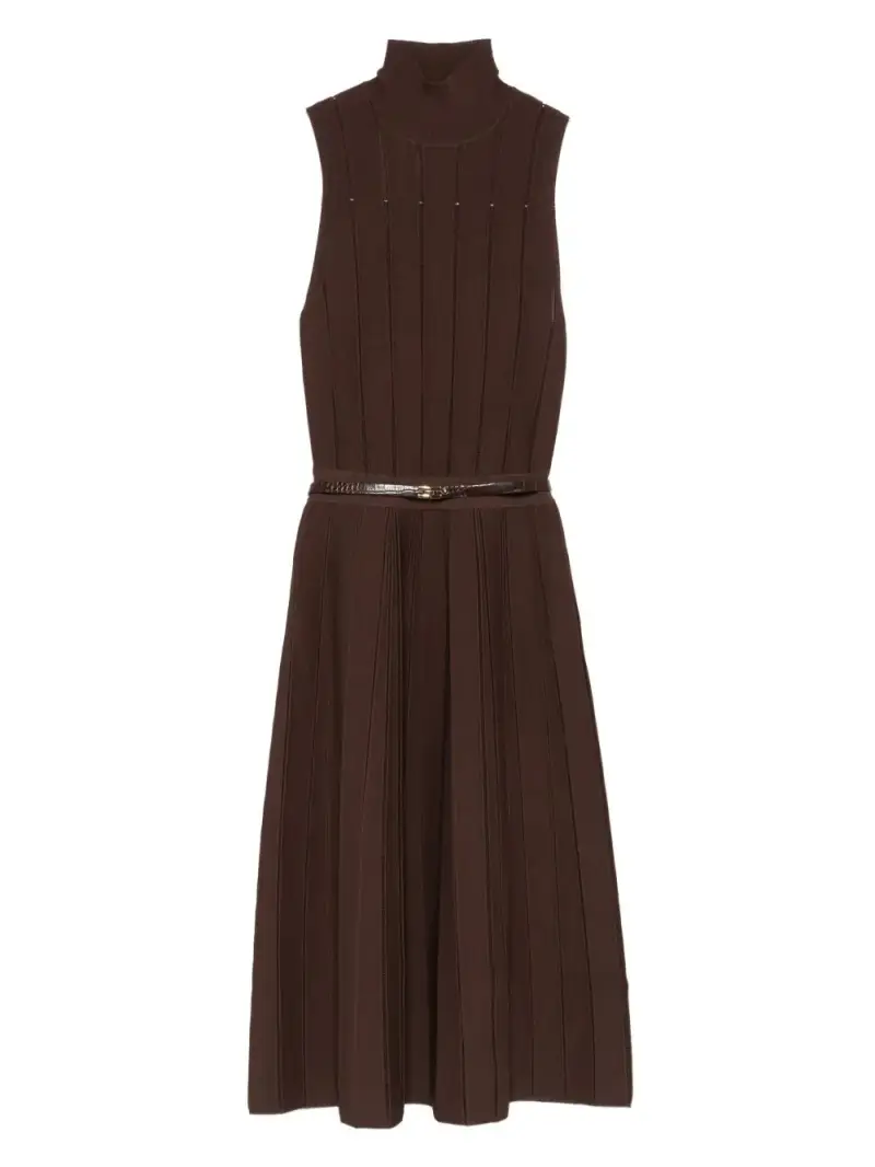midi dress elisabetta franchi MARRONE