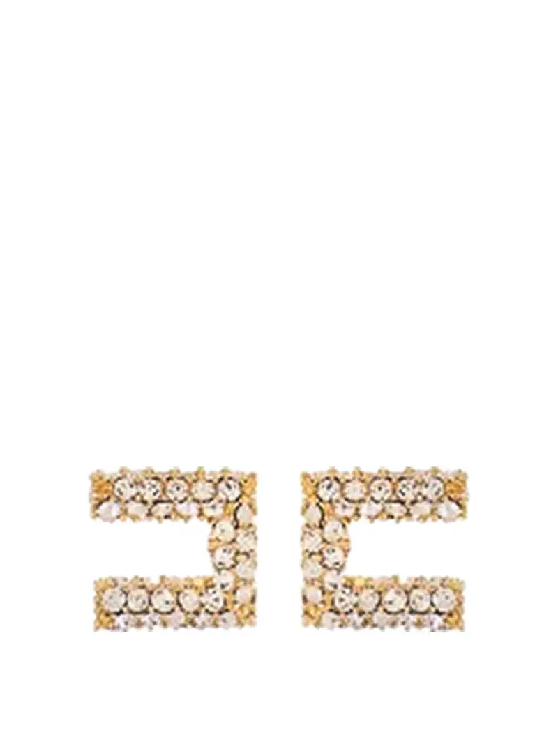 Orecchini con strass Oro