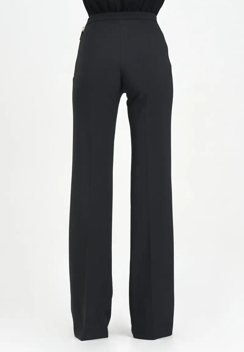 ELISABETTA FRANCHI Pantalone elegante nero da donna miniatura 3