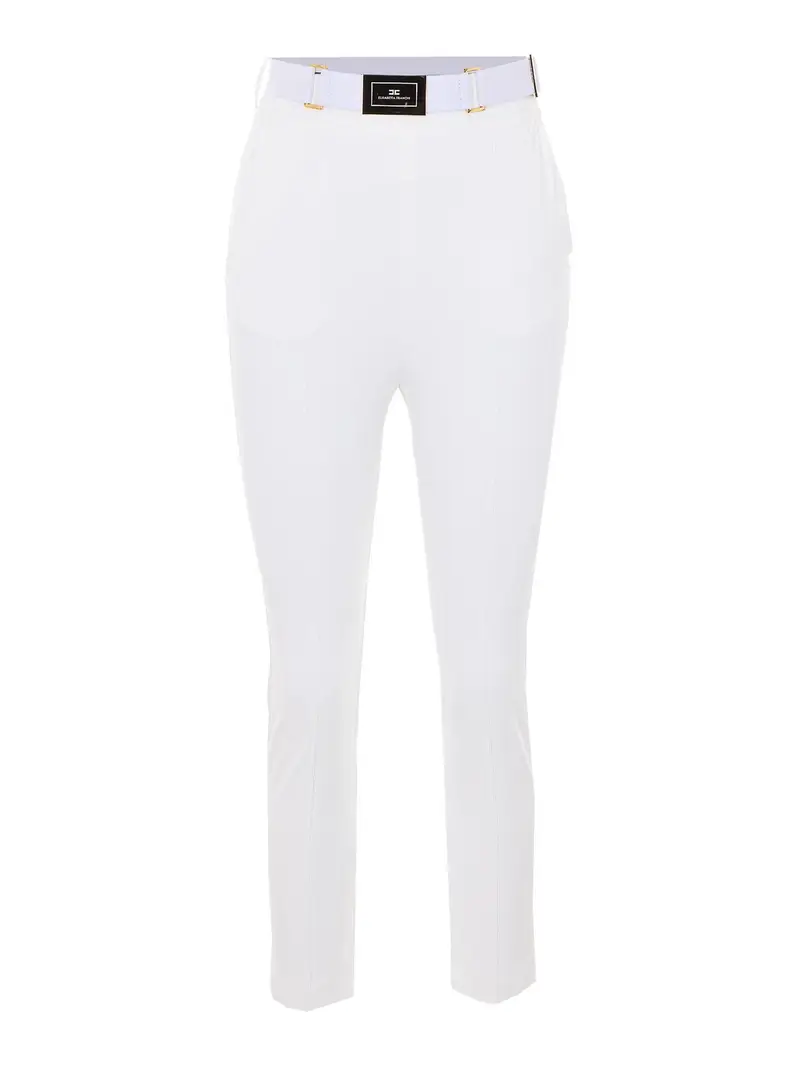 Pantaloni Bianchi Bianco
