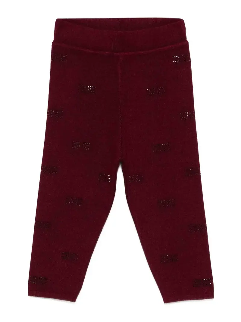 Pantaloni Con Logo Rosso