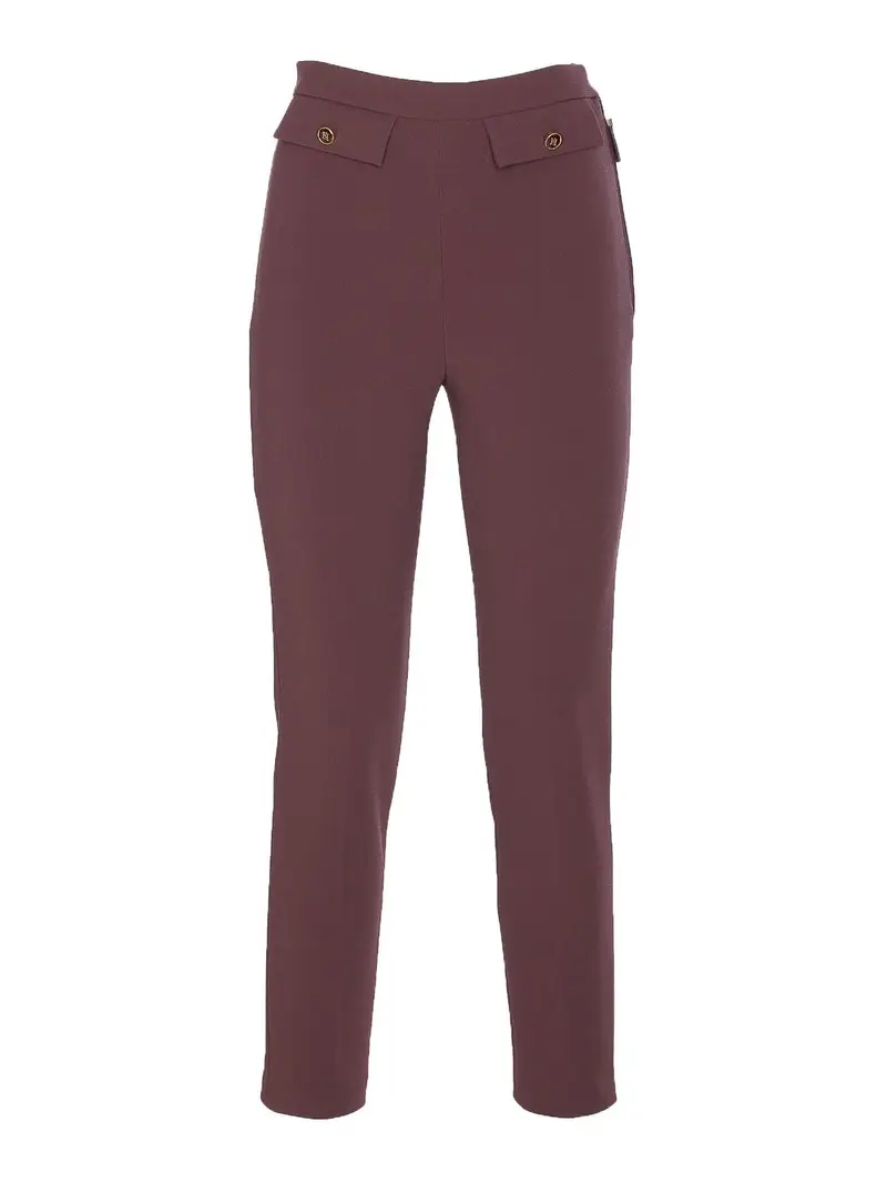 Pantaloni di merlot Rosso