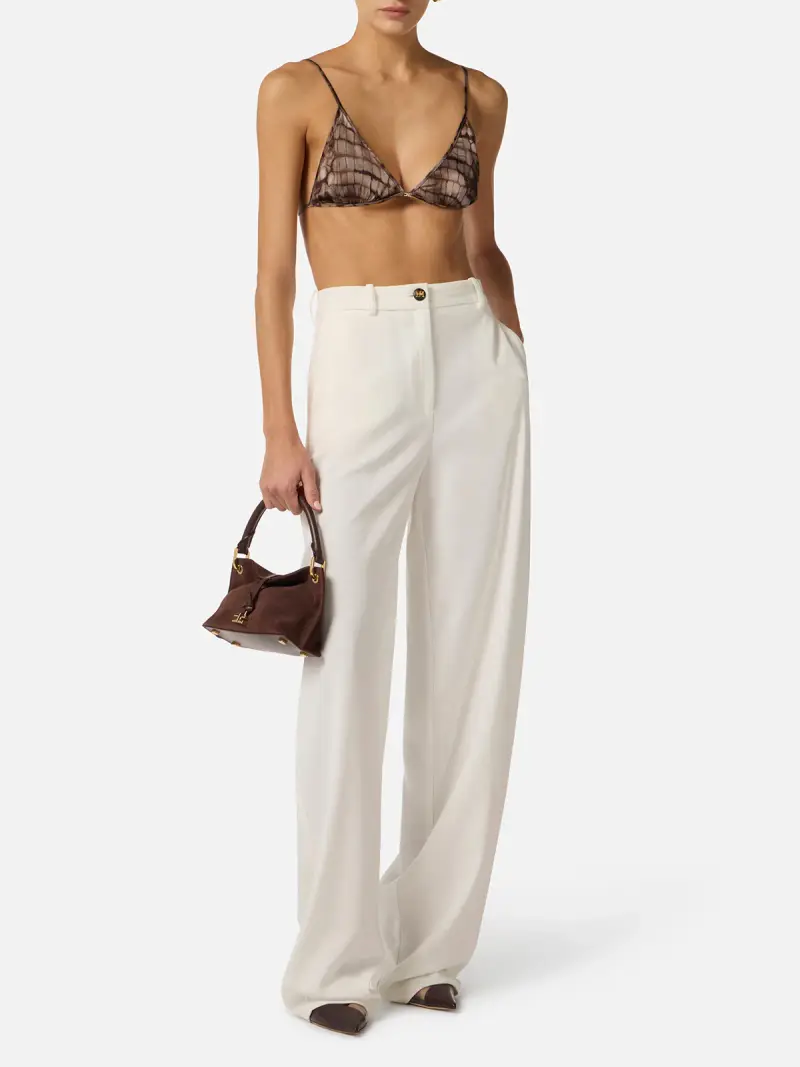 Pantaloni Donna BIANCO miniatura 2