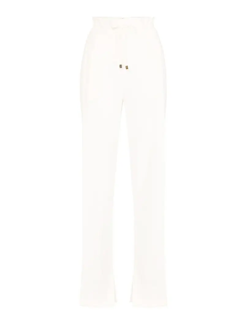 Pantaloni in crépe Bianco