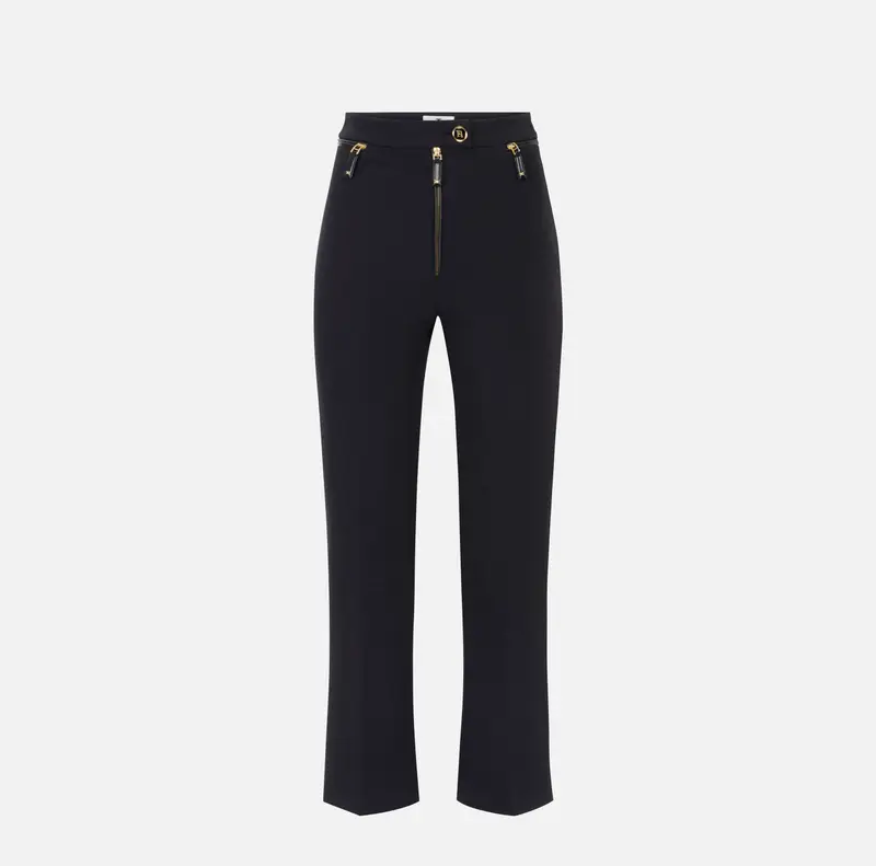 Pantaloni in doppio crêpe