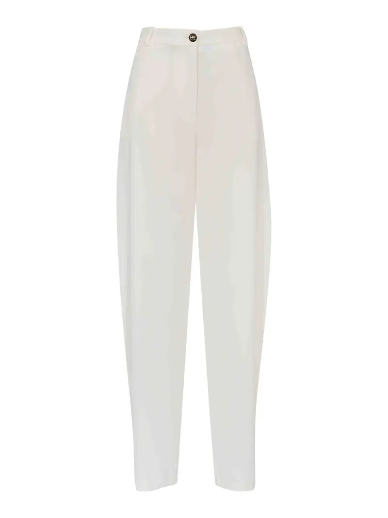 Pantaloni Over Bianco