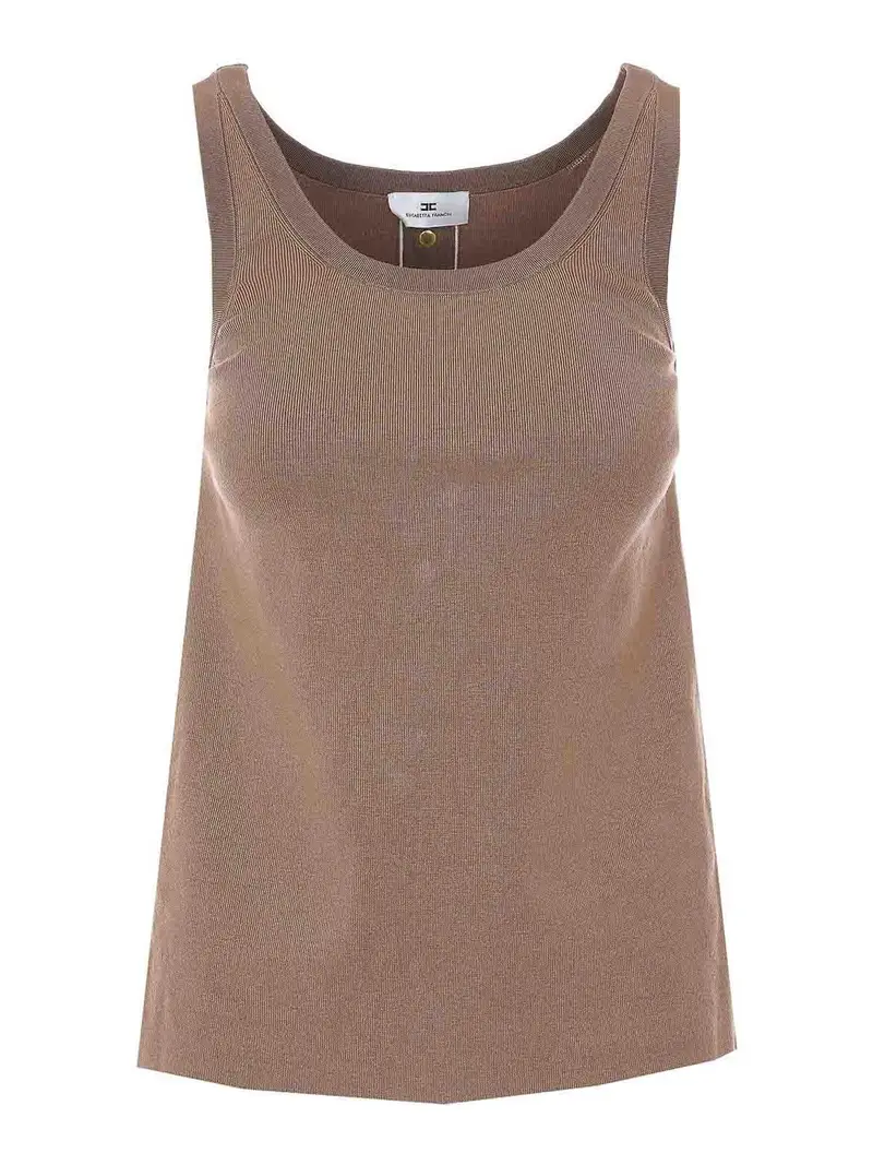 Parte superiore beige Marrone